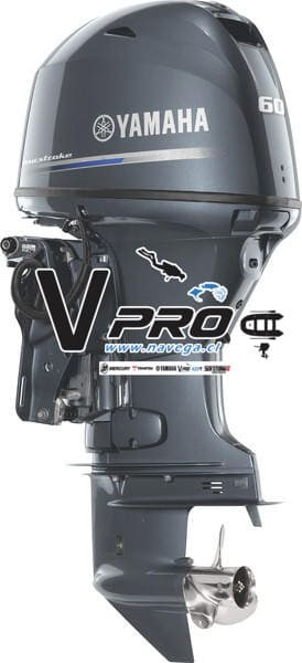 Motor fuera de borda Yamaha 60HP 4 tiempos Mando a distancia pata larga