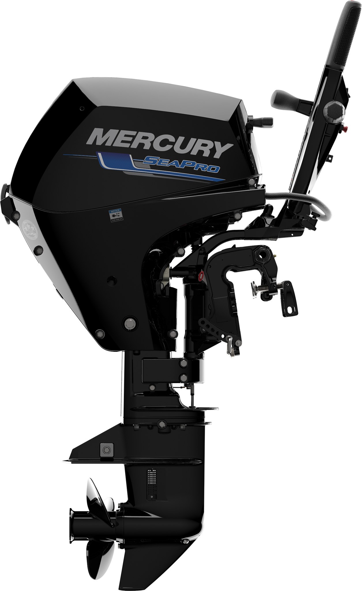 Motor fuera de borda Mercury 15HP 4 tiempos Mando popero pata corta