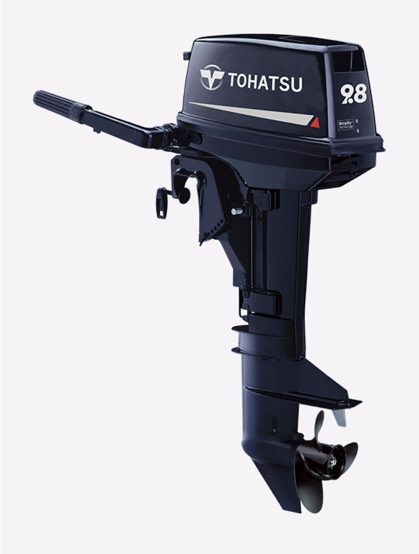 Motor fuera de borda Tohatsu 9.8HP 2 tiempos Mando popero pata corta